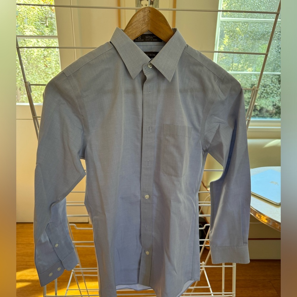Nordstrom button-up dress shirt, Size 12